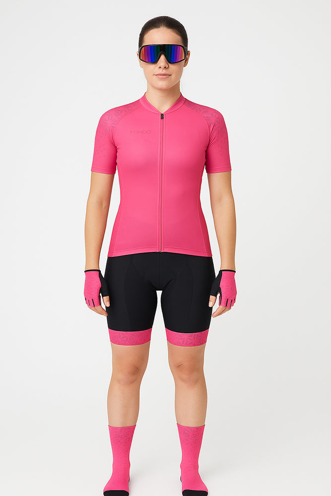 Kit Completo estivo ESA Donna Maglia Salopette Guanti e Calze