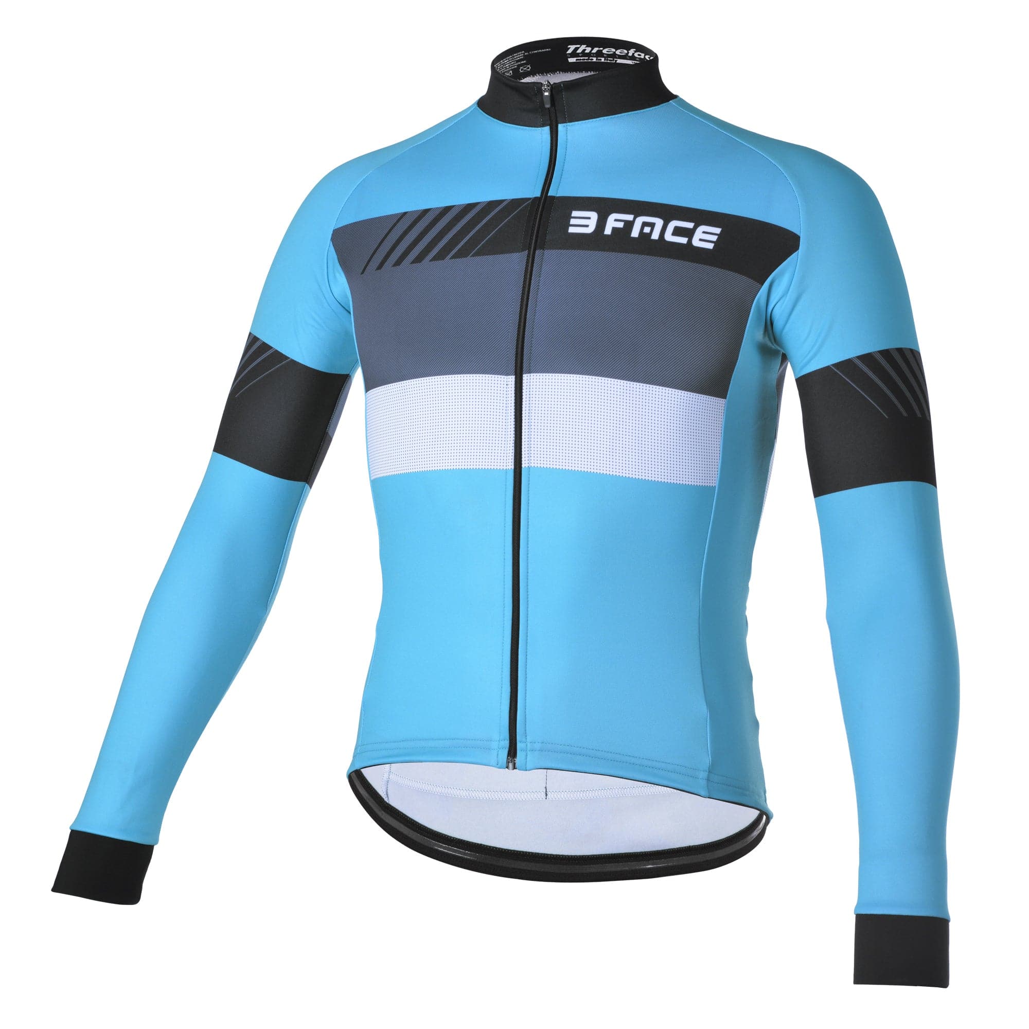 Maglia manica lunga Straight maglia manica lunga Threeface S aqua 