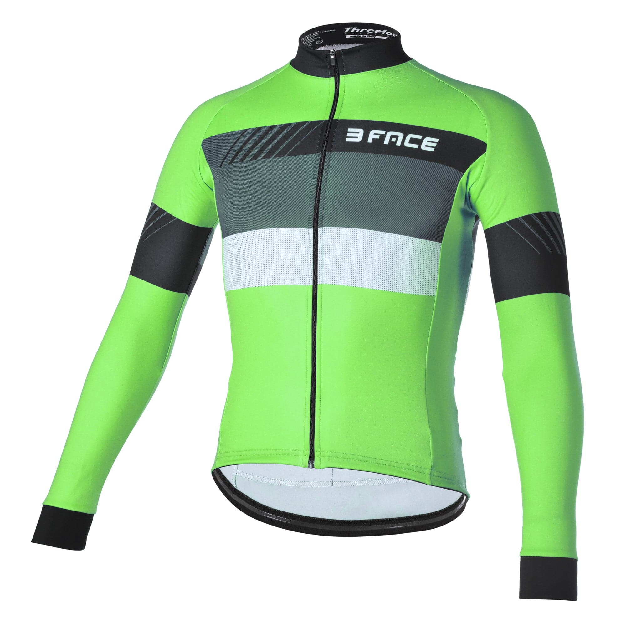 Maglia manica lunga Straight maglia manica lunga Threeface S green 