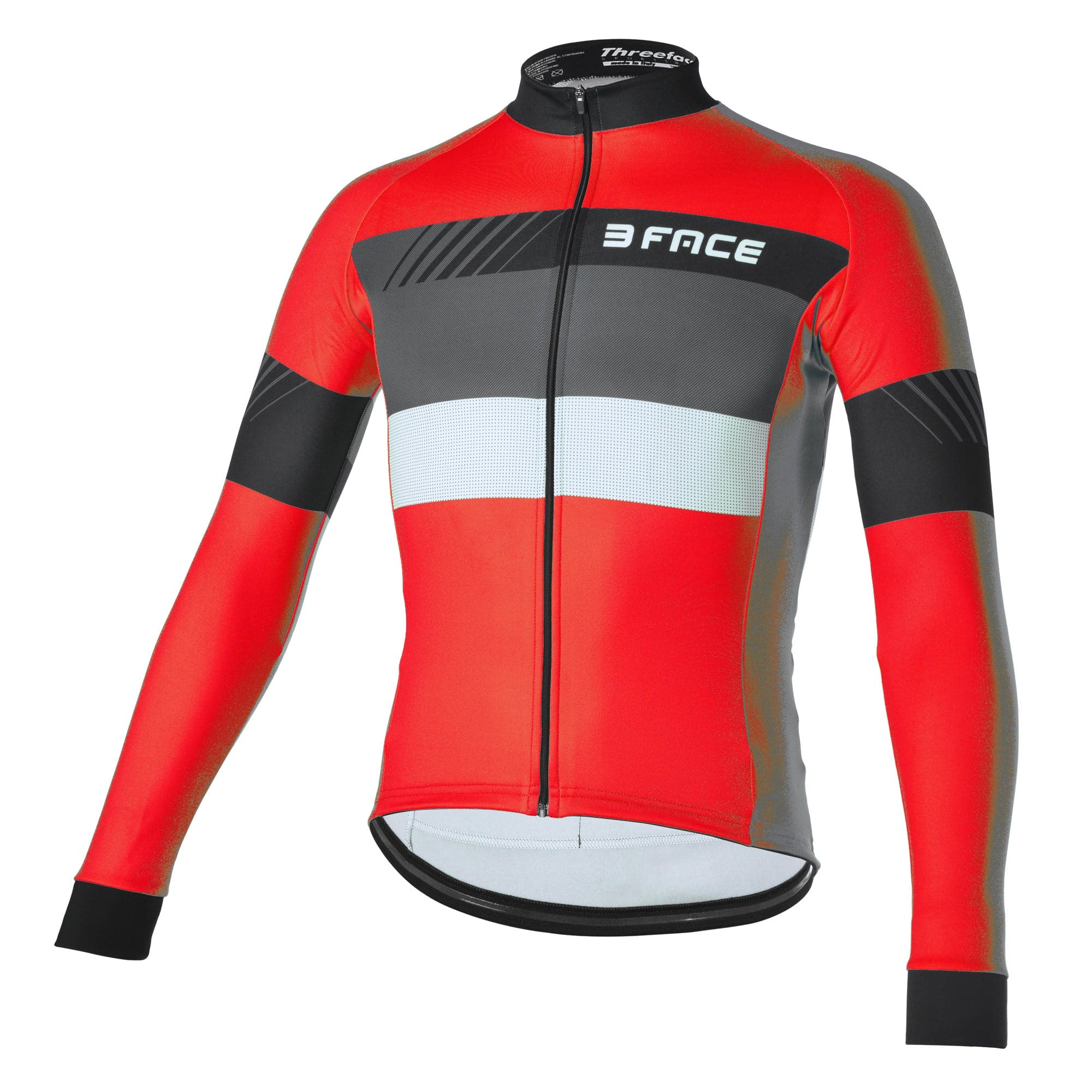 Maglia manica lunga Straight maglia manica lunga Threeface S red 